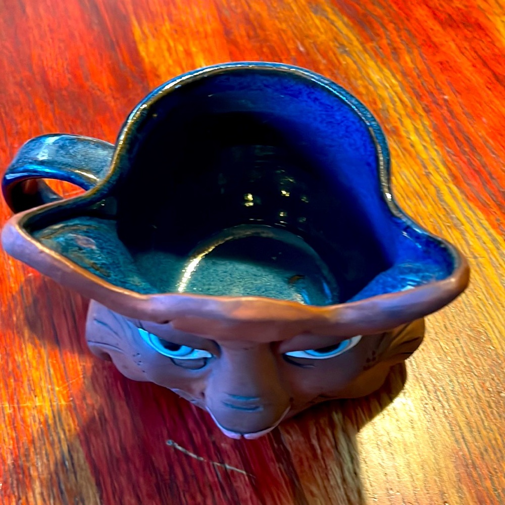 A & A Pottery cat mug
